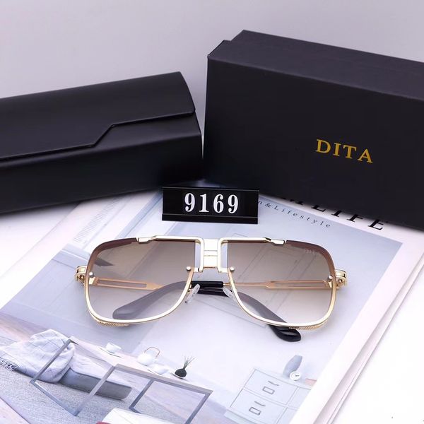 

new dita sunglasses 9169 fashion trend casual sunglasses uv400 sun protection sunglasses, White;black