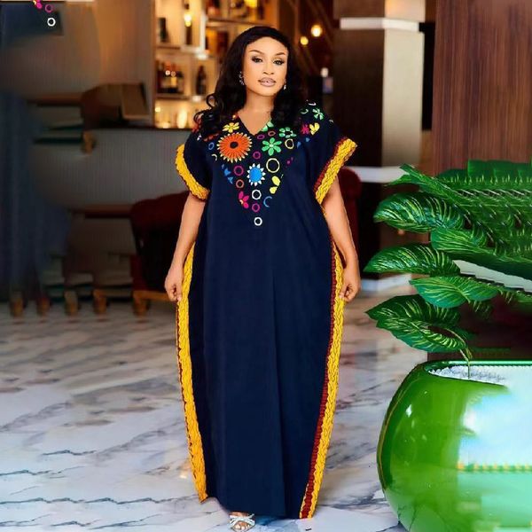 

ethnic clothing 2023 size african print maxi dress for women elegant lady evening party dresses dashiki clothes femme muslim kaftan robe 230, Red
