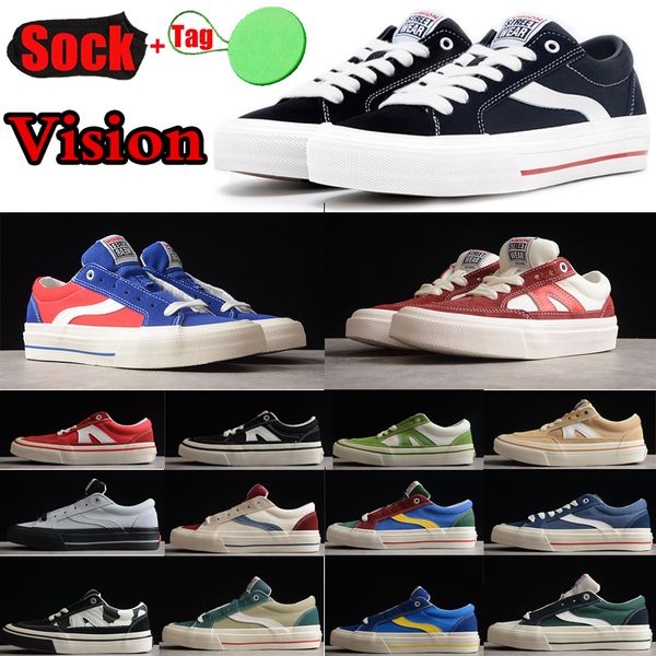 

vision street wear men casual shoes odd cirkus astley pro skateboard canvas stick light black classic women sports trainers size 36-44