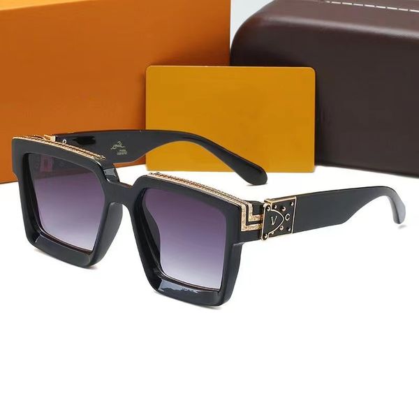

luxury designers sunglasses for women designer goggle beach sun glasses retro frame luxury design uv400 with box good, White;black