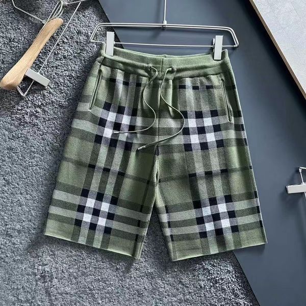 

designer brand men's shorts cotton wool elastic drawstring shorts casual sports beach fashion european and american hip hop street styl, White;black
