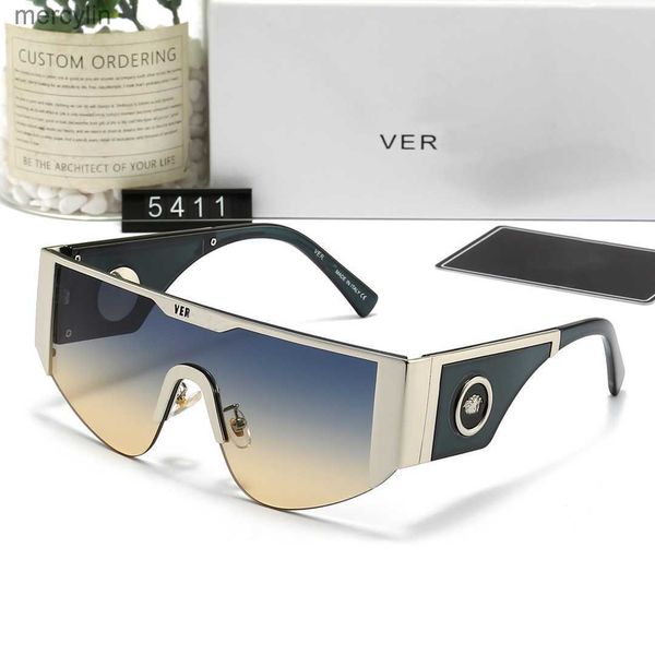 

luxury designer versage sunglasses men's women's vercace sunglasses fashion trend polarized large frame sunglasses trendy sunglass, White;black