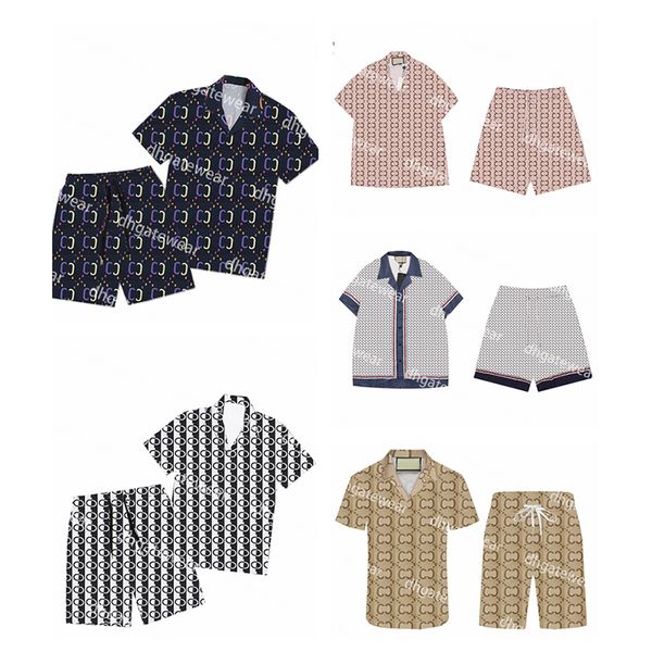 

summer man woman designer t shirt fashion short suits casual vacation tees loose breathable brand printed shirts, Black;green