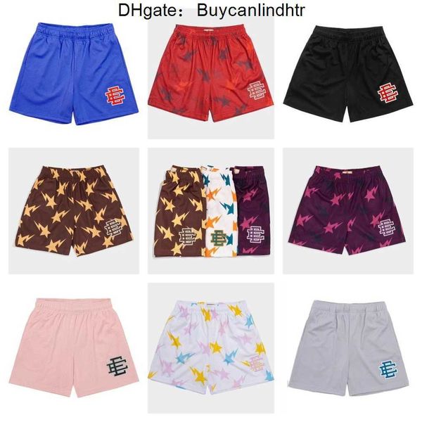 

fashion eric emanuels ee basic short mens womens designers fitness shorts mesh breathable beach pants sports series basketball pant new york, White;black