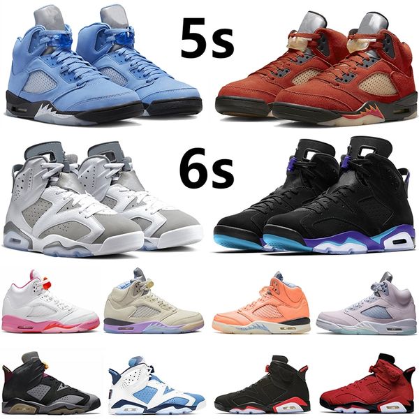 

5 6 men basketball shoes sneaker 5s university blue crimson bliss sai aqua easter 6s unc black cool grey georgetown black infrared bordeaux