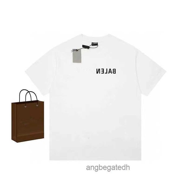 

23ss summer mens t shirts designer bal casual man womens tees with letters print short sleeves sell luxury men hip hop fashion clothes paris, White;black