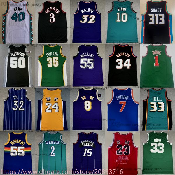 

1996 all-stars basketball jersey mitchell and ness charles barkley shawn kemp david robinson hakeem olajuwon jerseys retro garnett anthony f, Black;red