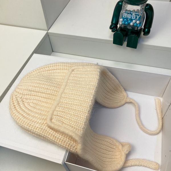 

beanieskull caps nordic cold winter baotou ear protection wool hat autumn winter outdoor warm wool thickened rabbit hair knitting hat 230324, Blue;gray