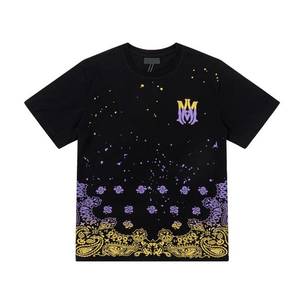 

men's plus tees & polos round t-shirt plus size neck embroidered and printed polar style summer wear with street pure cotton 4g555, Black;brown