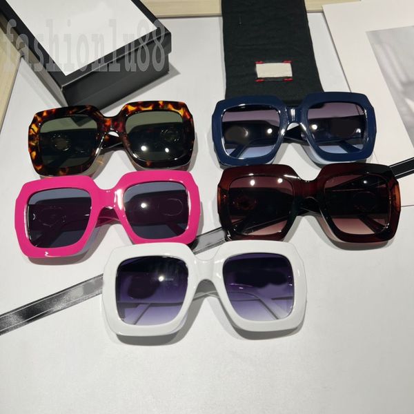 

oversized sunglasses g mens designer sunglasses larger frame fashion lunette de soleil acetate hollow out leopard print high end glasses gol, White;black