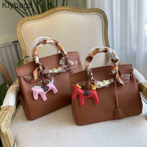

cow designer bag birkins bags handbag capacity lychee 2023 women leather high handbags large pattern quality totes 4sx8