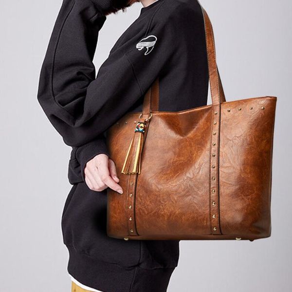 

hbp fashion tote bag outdoor handbag high capacity pu solid color women's bag