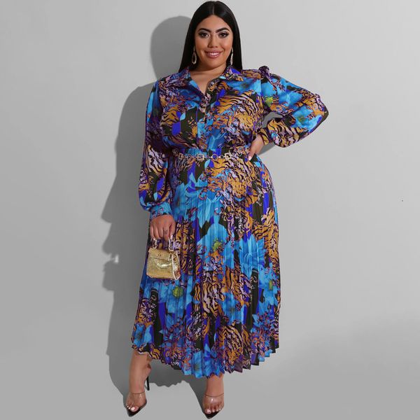

women's plus size pants fashion print draped two piece set lantern sleeve lapel shirt loose dress casual party outfit women clothing 23, Black