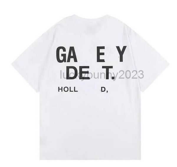 

men's t-shirts galleryes designer summer gallary shirt alphabet printed star same round neck short sleeve t-shirt for men and women 122, White;black