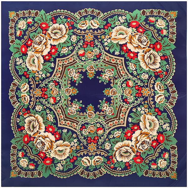

bandanas durag 130cm luxury brand bohemia print winter silk scarf women twill floral turban headband large hijab square scarf shawl 230323, Blue;gray
