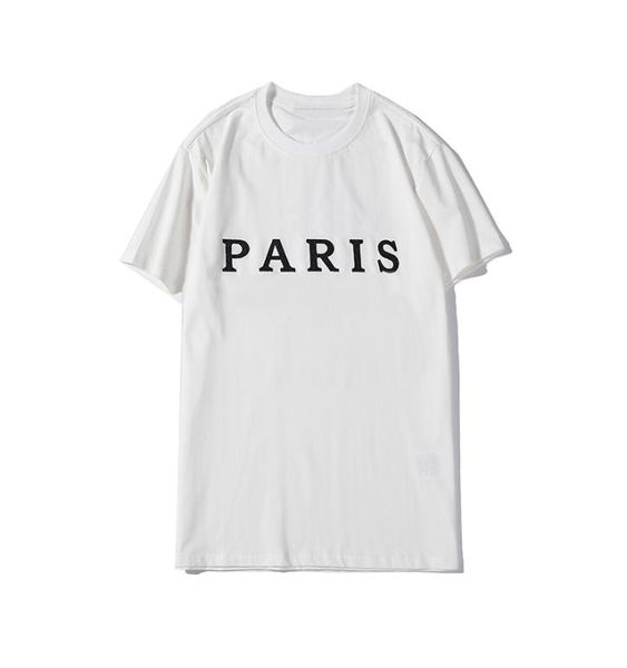 

mens stylist t shirt fashion letter printing mens stylist short sleeves black white men women hip hop tees6452417, White;black