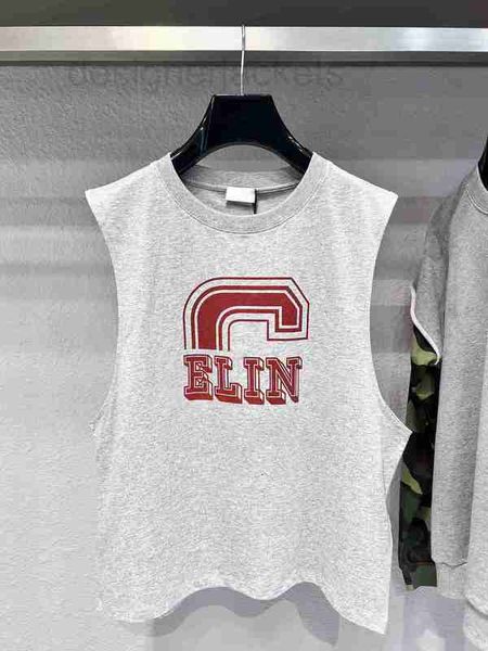 

women's t-shirt designer summer new big print ins sweet sleeveless tank bccb, White