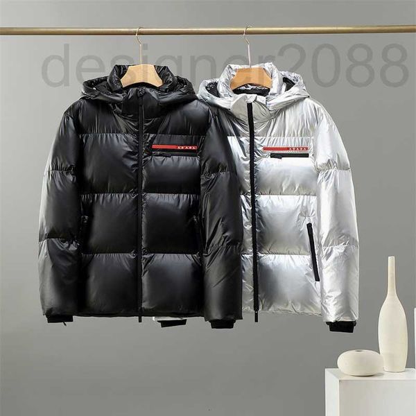 

women's down & parkas designer womens jackets luxury winter hooded slim embroidered badge outerwear coats pllr, Black