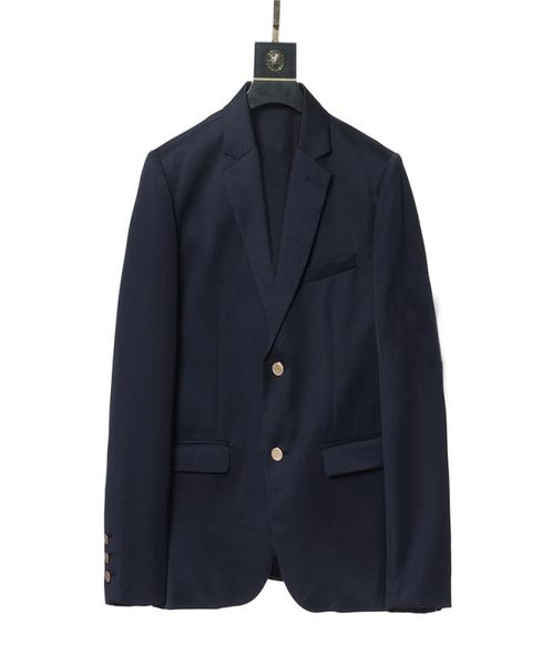 

2021 fashion mens casual lapel suit blazer jacket coat for man formal business wedding classic letter embroidery long sleeve slim 8463957, White;black