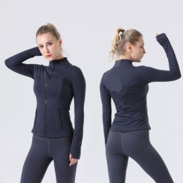 

women's jackets new yoga wear jackets womens sports jacket coats double-sided sanding fitness cing hooded long sleeve clothes, Black;brown