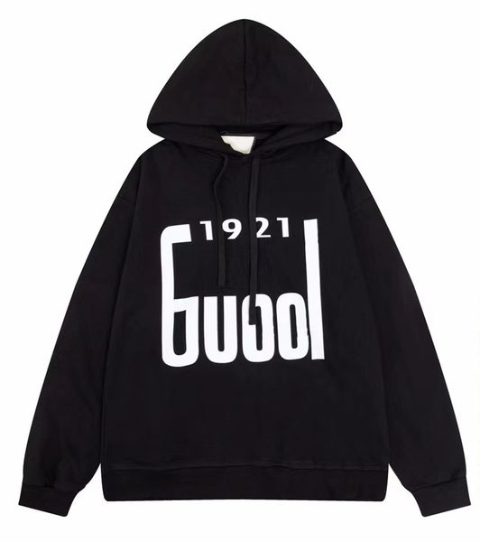 

mens hoodie sweater designer hoodie sweaters men sweater pure cotton letter print big picture men's luxury fashion couple's same c, Black