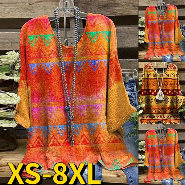 

womens tshirt autumn design printing pullover tee fashion casual tshirt round neck oversized simple style long sleeve 230323, White