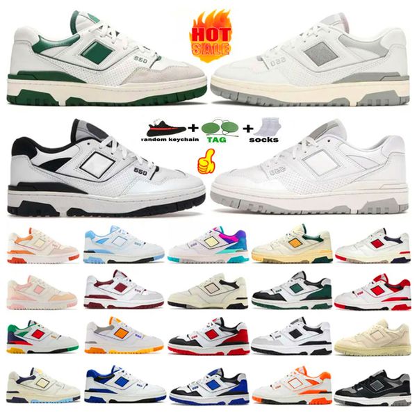 

nb balance 550s athletic running shoes men women triple white green summer outdoor designer sneakers breathable lace-up platform luxury 550