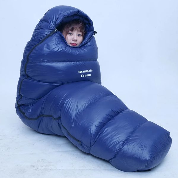 

sleeping bags goose down ultra light outdoor camping sleeping bag hiking waterproof mummy down sleeping bag 230324
