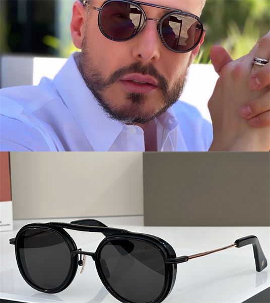 

summer sunglasses men's women's style anti-uv400 vintage plate frame fashion glasses random box spacecraft 19017, White;black