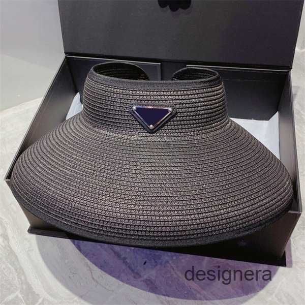 

visors grass braid designers visors hat for womens men fashion brand straw hats women luxury designer casquette beach sunhat 2fr7a, Blue;gray