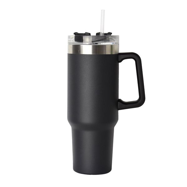 

40oz stanley tumblers cups with handle insulated stainless steel tumbler lids straw car travel mugs coffee tumbler termos cups .