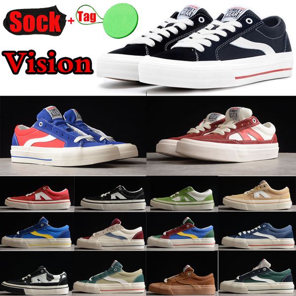 

vision street wear men casual shoes odd cirkus astley pro skateboard canvas stick light white classic women sports trainers size 36-44, Black