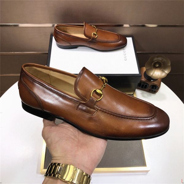 

g12/34model genuine leather designer mens loafers shoes handmade monk strap wedding party casual dress shoes summer autumn footwear for men, Black