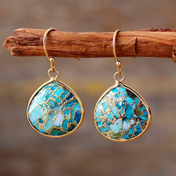 

dangle chandelier avant-garde women teardrop turquoise dangle earrings art deco modernism teengirl earring designer jewelry wholesale 230323, Silver