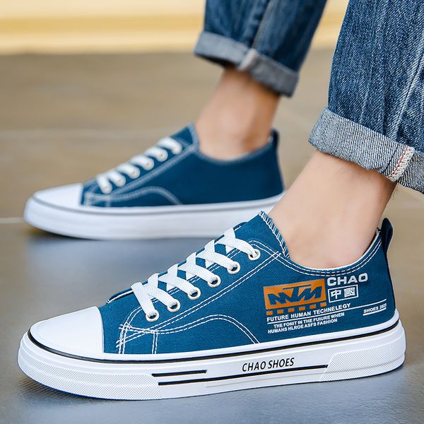 

sneakers men's canvas shoes designer hiking shoes sport black blue platform spring flat casual rubber basket trainers