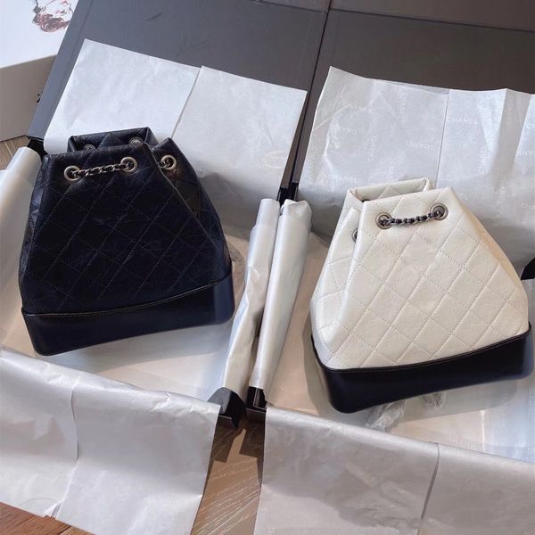 

cc bag gabrielle designer backpack bags diamond lattice wandering schoolbag classic original cowhide leather hobo fashion women handbag