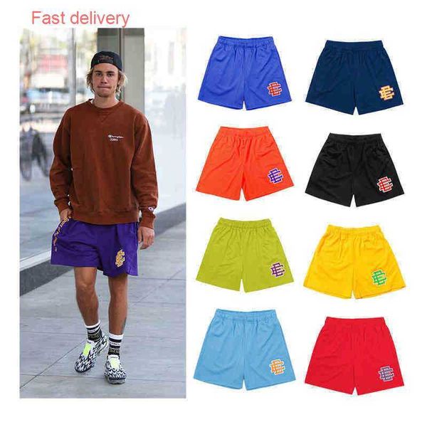 

98o7 manufacture oem mens designer above knee sublimation custom eric emmanuel mesh ee emanuel shorts, White;black