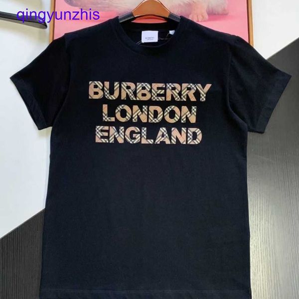 

brand clothes legal copy burbrery t hirt online hop the 2023 new bobo product from pring ummer i oft delicte kin friely brethble h feel tht, White;black