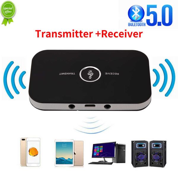 

new wireless audio transceiver bluetooth 5.0 rca 3.5mm aux jack usb dongle stereo music car adapter pc tv