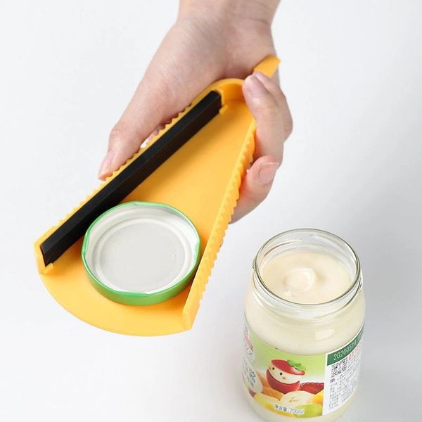 

30pcs jar openers 5 in 1 multi function can opener bottle opener kit with silicone handle easy to use for children elderly gadgets