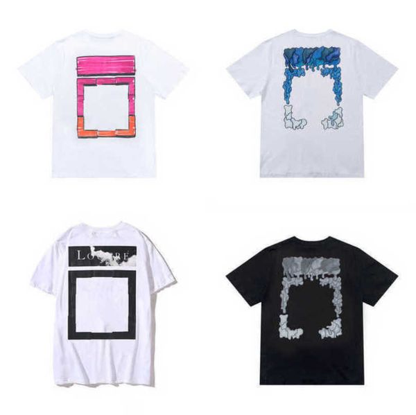 

luxury summer designer men's t shirt offs back arrow x letters brand print women t-shirt casual cotton tees t-shirts hip hop short sle, White;black