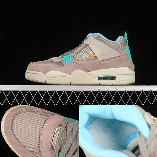 

jumpman 4 mens womens basketball shoes 30th anniversary union desert moss taupe haze dj5718-242 men women designers sports sneakers trainer
