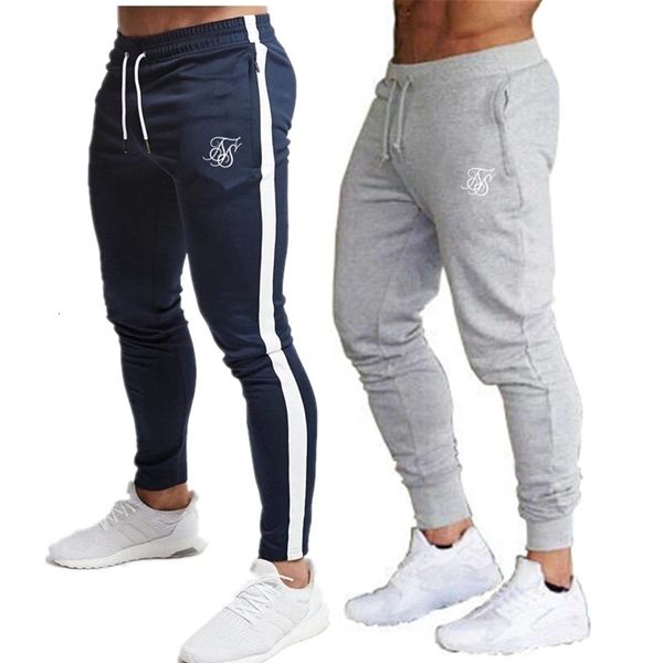 

men's pants highquality sik silk brand polyester trousers fitness casual daily training sports jogging pants 230324, Black