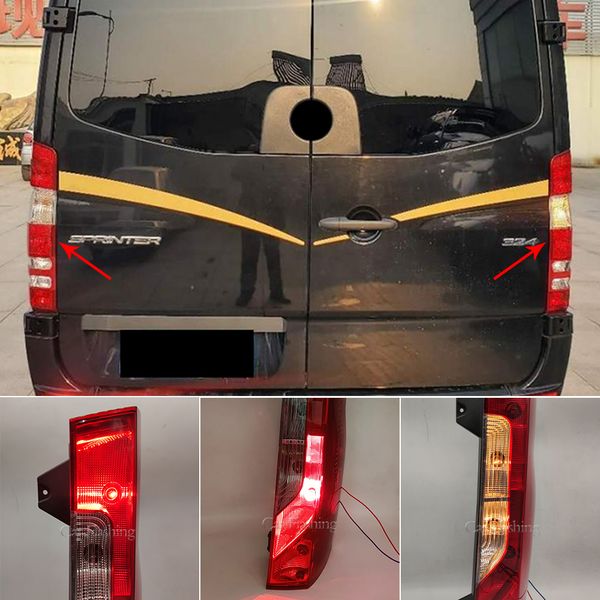 

1 set for mercedes benz sprinter 2019 2020 2021 halogen rear tail light sturn signal lamp with bulb a9108200300 a9108200200