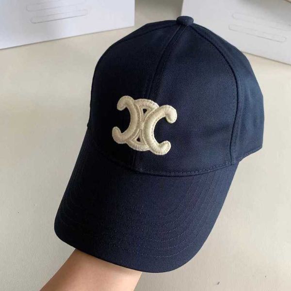 

Ball Caps Designer Arc De Triomphe Baseball Cap New Cotton Duck Hat 3D Embroidery Sun Protection Couple ELZX, Navy