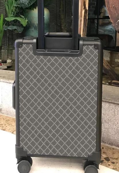 

suitcases luggages bags case men women g texture draw bar box savoy trolley trunk purse rod box spinner universal wheel a1