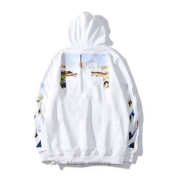 

offs men's hoodies & fashion hoodie designers pullover back oil paint arrow x men women t shirt n55j 3 760k, Black