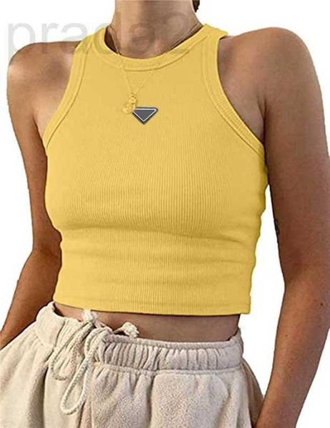 

women's tanks & camis designer cami tanks t shirts knits sleeveless women tee knitted sport tank s woman vest yoga tees uinb, White