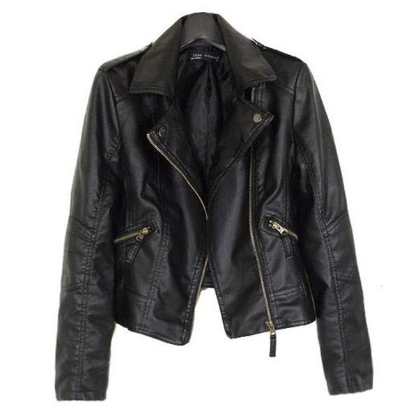 

women's jackets woman s6xl pu leather jacket motorcycle short coat spring autumn thin outwear oversize fit for 40100kg 230324, Black;brown
