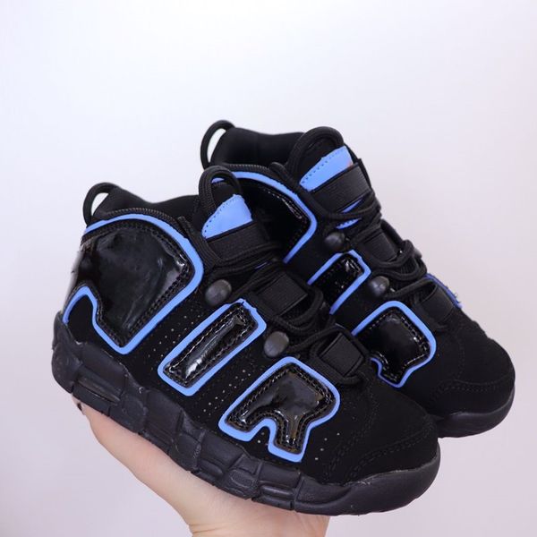 

kids shoes basketball more sneakers boys girls outdoor running shoe children youth sneaker new sport toddler trainers red toe tri-color navy, Black